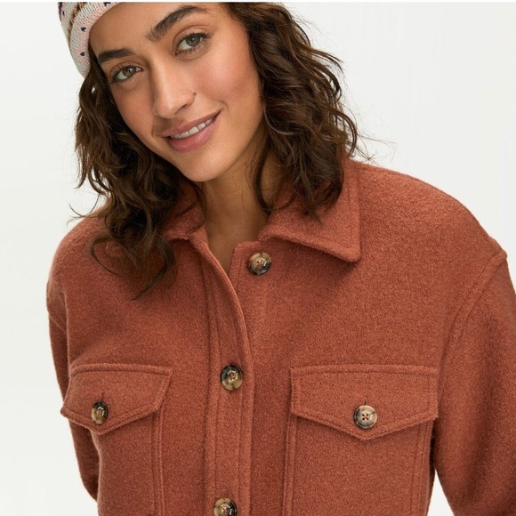 Aritzia Wilfred Free The Ganna Shirt Jacket NWOT - Picture 6 of 8